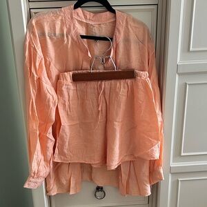 Peach Women's 2 piece set